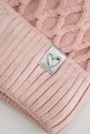 COCCODRILLO kepurė ACCESSORIES WINTER GIRL, rožinė, cm