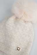 BROEL kepurė ACCESSORIES WINTER GIRL, smėlio spalvos, ZB4364103AWG-002-050, 50 cm