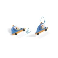 DJECO kūrybinis rinkinys Lift-up Stickers - Vechicles, DJ00043