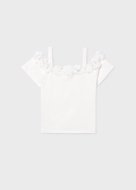 MAYORAL marškinėliai trumpomis rankovėmis, natural, 6.003-95, 140 cm