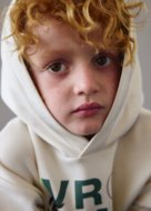 MAYORAL džemperis su gobtuvu, hemp, 3.435-72, 140 cm