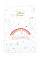 DOUDOU ET COMPAGNIE pliušinis vienaragis Lucie La Licorne 22cm, DC3313