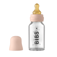 BIBS stiklinis buteliukas, 120 ml, Blush