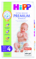 HiPP sauskelnės PREMIUM, 4 dydis, 9-14 kg., 48 vnt., DA92052