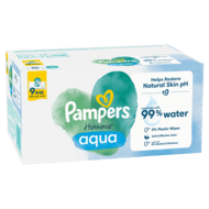 PAMPERS Drėgnos servetėlės Harmonie Aqua, 9x48 vnt., 81783736
