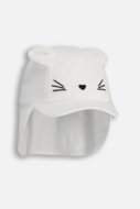 COCCODRILLO kepurė su snapeliu, kreminė, WC6364210ALG-003-048, 48 dydis