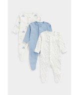 MOTHERCARE šliaužtinukas ilgomis rankovėmis, 3 vnt., CB275