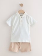 NEXT polo marškinėliai trumpomis rankovėmis ir šortai, W63080, 92 cm