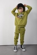 COCCODRILLO kelnės SPORTS BOY KIDS, žalios, cm