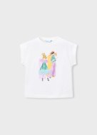 MAYORAL marškinėliai trumpomis rankovėmis, natur-lake, 3.005-77, 128  cm