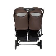 BABYTROLD sportinis vežimėlis dvyniams OS2, Chocolate, 13-82BRO