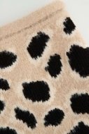 COCCODRILLO šalikas ACCESSORIES WINTER GIRL, kreminis, cm