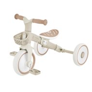 GLOBBER mokomasis triratukas Learning Trike, 2in1 Plus, kokosinis, 737-466