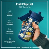 ION8 nerūdijančio plieno gertuvė, Space, 400 ml., I8SS400PTSPACE