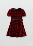 OVS GIRL3-10Y DRESSES 2H 4-5 BLUE/RED CHECK 001913860 