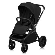 LIONELO sportinis vežimėlis MIKA PLUS, Black onyx