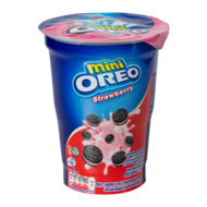 OREO sausainiai MINI STRAWBERRY, 61,3 g., MIX0232