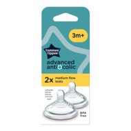 TOMMEE TIPPEE žindukai vidutinės srovės ANTI-COLIC, 2 vnt., 42112853