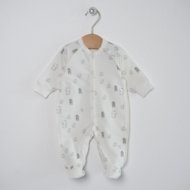 VILAURITA kombinezonas išvirkščiomis siūlėmis TOMMY, baltas, art 1150, 50 cm