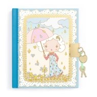 DJECO TINYLY užrašinė su užraktų Prunelle, DJ06999