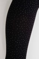 COCCODRILLO pėdkelnės TIGHT MICROFIBRE COLORFUL, juodos, cm