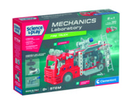 CLEMENTONI SCIENCE&PLAY MECHANICS konstruktorius Ugniagesių automobilis, 75134BL