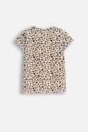 COCCODRILLO marškinėliai EVERYDAY GIRL A, kreminiai, ZC5143236VGA-002-134, 134 cm