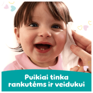 PAMPERS drėgnos servetėlės kūdikiams SENSITIVE, 4x52 vnt.