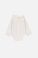 COCCODRILLO smėlinukas ilgomis rankovėmis ELEGANT BABY GIRL, ecru, ZC3112101EBG-003-086, 86 cm