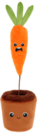 KEEL TOYS pliušinis gėlių vazonėlis Surprise Carrot, 25 cm, SE4954
