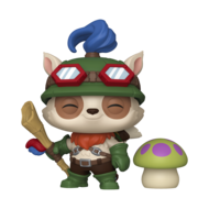FUNKO POP! vinilinė figūrėlė: League of Legends - Teemo with Mushroom, 86113