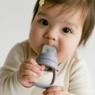 BIBS silikoninis maitintuvas, Fossil grey