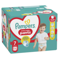 PAMPERS Sauskelnės-kelnaitės 7 dydis 15kg+, 74 vnt., 81748928