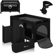 LIONELO lovelė-maniežas STEFI, Black carbon