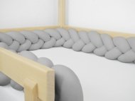 BENLEMI lovos apsauga, 300 cm., Grey, 8193/300-SED