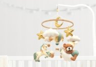 NENO karuselė lovytei su laikikliu GINO, NEN-BAB-ZB006