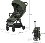 LIONELO sportinis vežimėlis BESS, Green forest