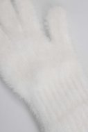 COCCODRILLO pirštuotos pirštinės ACCESSORIES WINTER GIRL, ecru, ZC3360302AWG-003