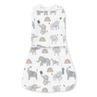 INGENUITY vystyklas SWADDLEME Happy Elephant, 3 - 6 mėn., WHITE, 17388