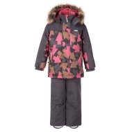 LENNE žieminis lauko komplektas (kelnės ir striukė) SHAY, rožinis, 24340-2585, 134 cm