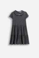 COCCODRILLO suknelė trumpomis rankovėmis, pilka, WC6129201HGK-020-104, 104 cm