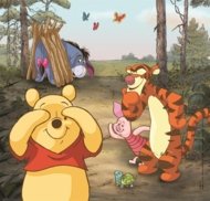 CLEMENTONI dėlionė Square Disney Winnie the Pooh, 3x48 det., 25063