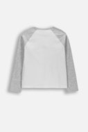 COCCODRILLO marškinėliai ilgomis rankovėmis, balti, cm