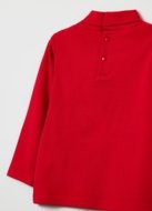 OVS BOY9-36M T-SHIRT L/S 2H 12-18 RED 001926487