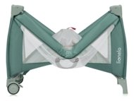 LIONELO lovelė-maniežas STEFI PLUS, 125x65 cm., Green olive