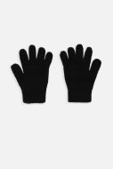 COCCODRILLO pirštuotos pirštinės BASIC ACCESSORIES, juodos, ZC3360302BAC-021