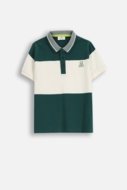 COCCODRILLO marškinėliai ACADEMY BOY JUNIOR, žali, ZC5143601ABJ-011-128, 128 cm