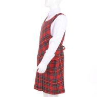MAMAJUM sarafanas slim fit 10-000017, languotas, raudonas, 146/152 cm