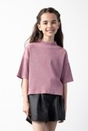COCCODRILLO marškinėliai CRAFT PUNK GIRL JUNIOR, rožiniai, ZC5143901CGJ-033-164, 164 cm