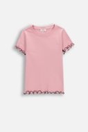 COCCODRILLO marškinėliai trumpomis rankovėmis, rožiniai, WC6143203HGJ-033-140, 140 cm